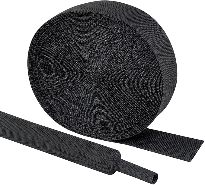 Heat Shrinkable Braided Sleeving 2:1 Ratio- Abrasion Protection Flexibility by BuyUneed