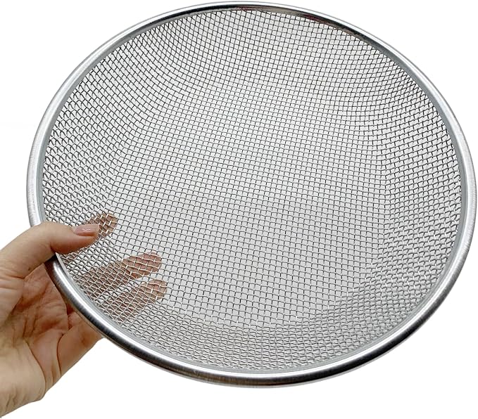 3 PCS Soil Sieve for Garen -12 inches Soil Sifter for Rocks Compost Suitable - Image 2