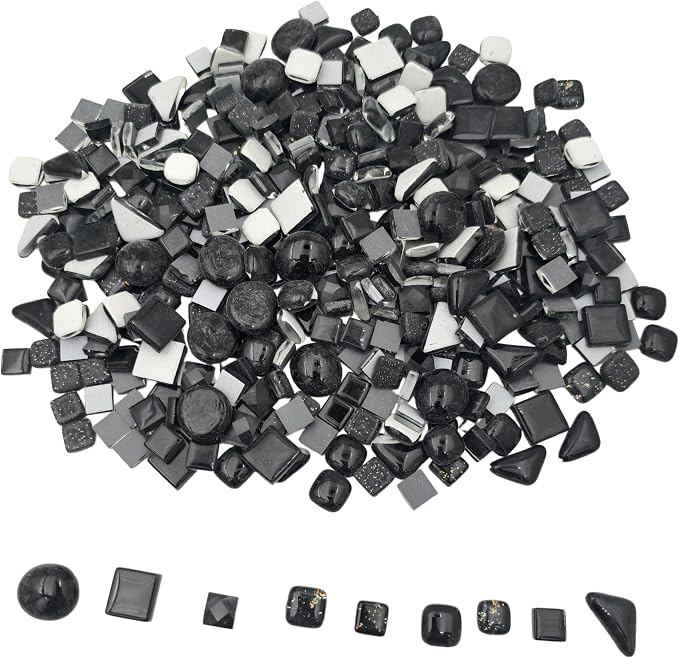 1.1LB Mixed Color Irregular Crystal Mosaic Tiles, Tiny Mini Mosaic Tile DIY - Image 8