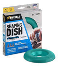 Kutzall Extreme Shaping Dish - Medium, 4-1⁄2" (114.3mm) Dia. X 7⁄8" (22.2mm) Bore - Woodworking Angle Grinder Attachment for DeWalt, Bosch, Milwaukee. Abrasive Tungsten Carbide, DW412X70