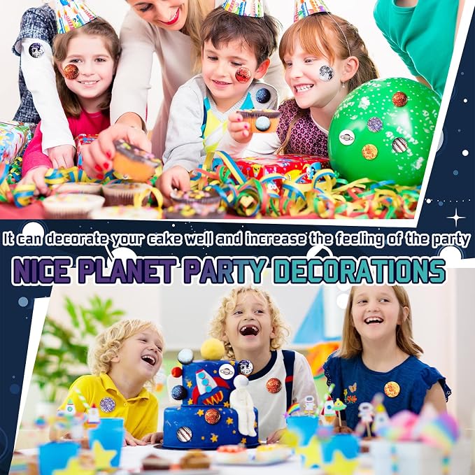 Lincia 500 Pcs Solar System Stickers Bulk Educational Planets Roll Space - Image 4