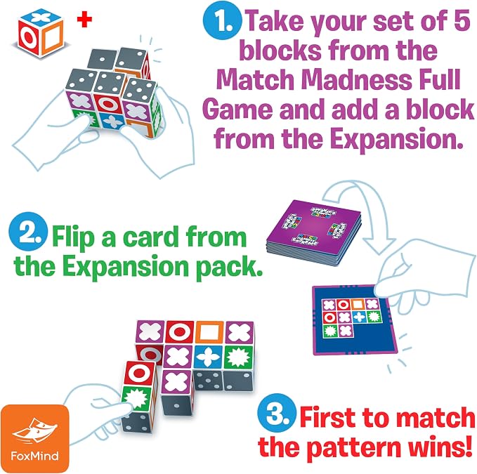 FoxMind Games: Expansion Pack -Match Madness Extreme Used - Image 7