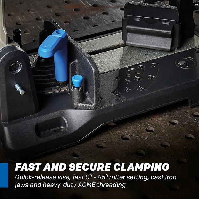 Evolution S15CPS 15" Heavy-Duty Metal Cutting Chop Saw | 3,500+ Cuts with EVOMAX14ST Blade | 15" Blade Compatible | Industrial Power Saw, Soft Start Motor, E-Brake, Precision Shadow Line Guide