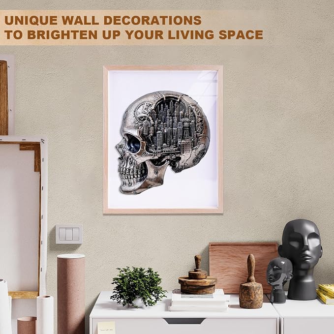 City Skull Puzzles Adults Gifts Wooden 100 Pieces 8.5 * 7.8in - Image 7