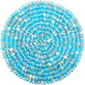 200Pcs Large Hole Beads Spacer Bead Sky Blue Assorted European Craft Big Beads by BRACELETMAKINGKIT