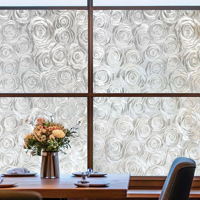 ADD.HERES Window Privacy Film, Frosted Glass Decorative Static Cling, Removable - Image 7