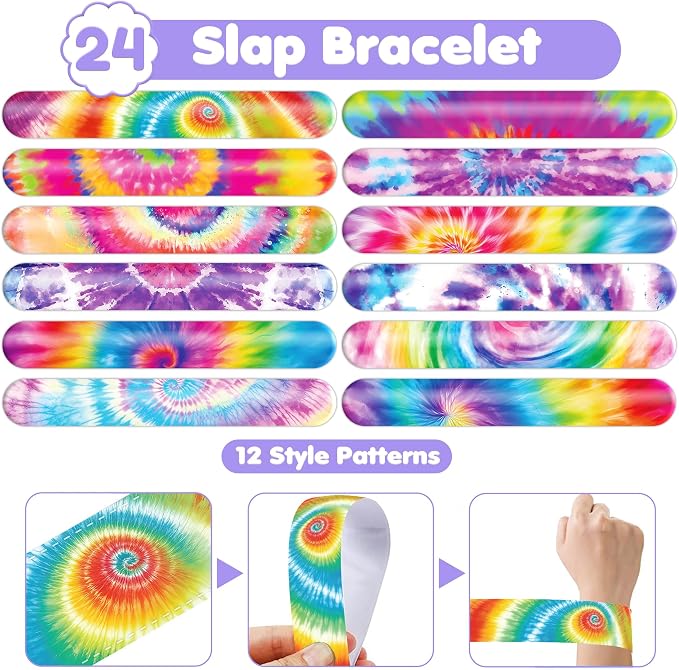 Cherisnowy 72 Pcs Tie Dye Party Favors - Image 7