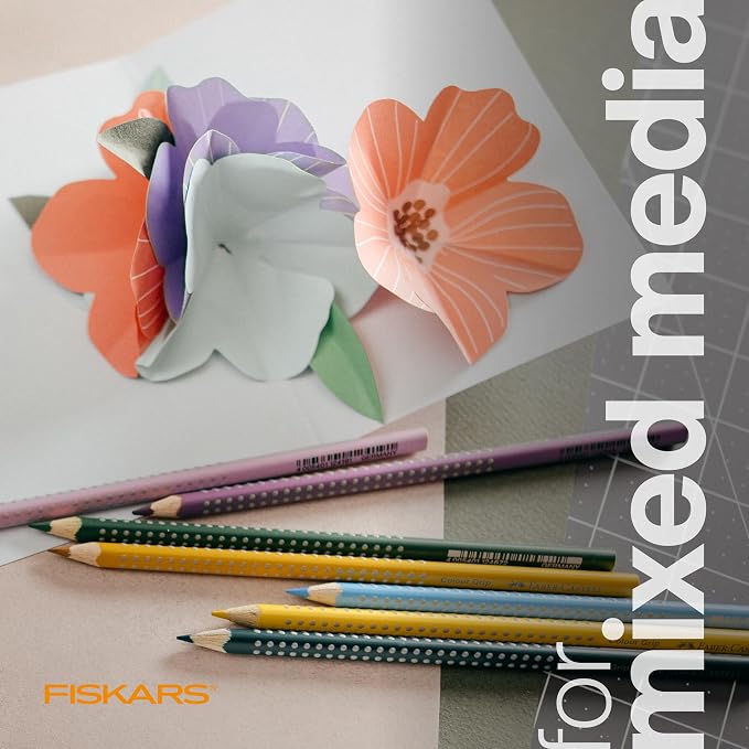 Fiskars Micro-Tip Scissors, Precision Cutting Shears, Titanium Blades & - Image 8