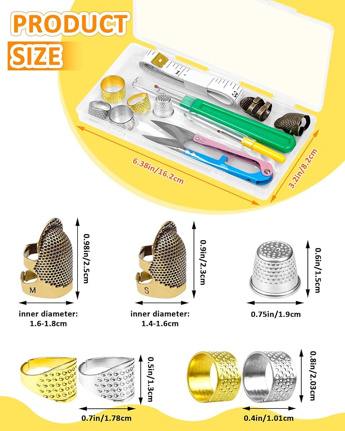 FIVEIZERO Thimble Kit– Sewing Thimbles - Image 2