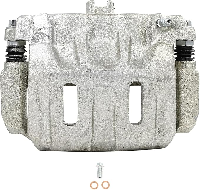 SCITOO 19B6448 Front Left Disc Brake Caliper w/Bracket Fit For Honda For Odyssey 2011-2017, Double Pistons
