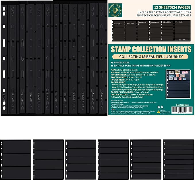 Stamp Collection Inserts by UnclePaul
