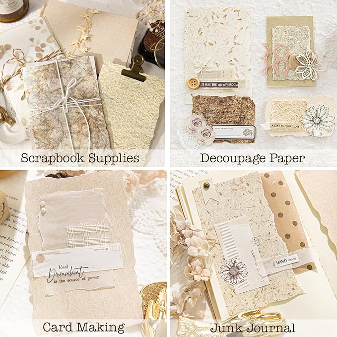 168Pcs Textured Scrapbook Paper Kit - Image 4