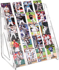 CELSOL 2 Pack Upgraded 5 Tier Acrylic Card Display Stand, Sports Cards by Unknown