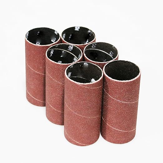 Dark Stone Sanding Sleeves for Spindle Sander 4-1/2" Length (600 Grit, 2“)