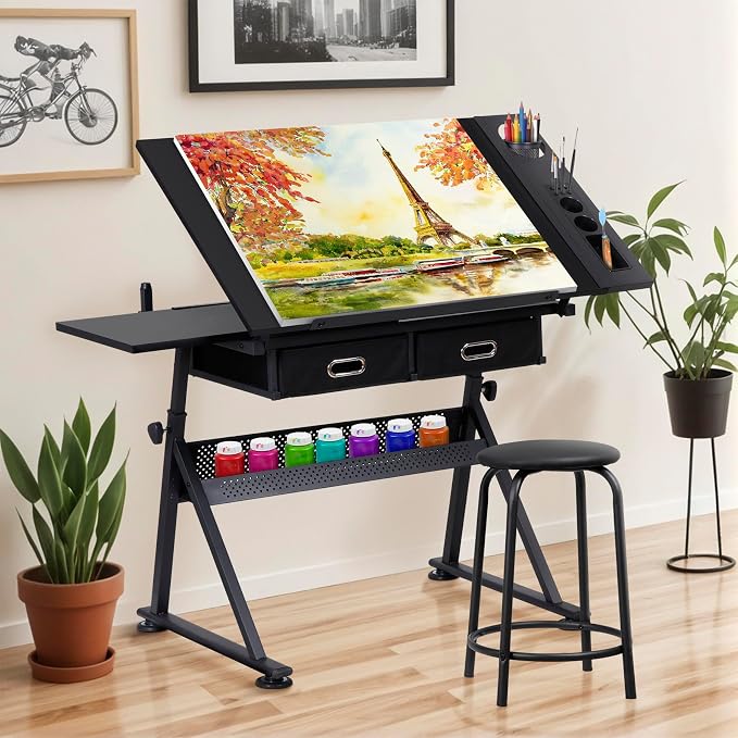 ZENY Adjustable Drafting Table - Image 7