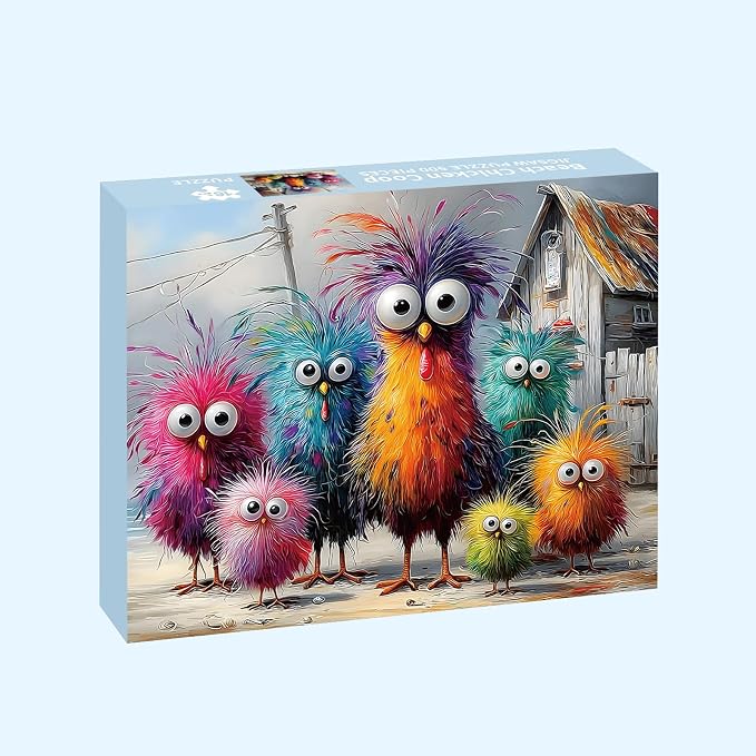 Puzzles for Adults 500 Pieces, Chicken Jigsaw Puzzles - Image 2
