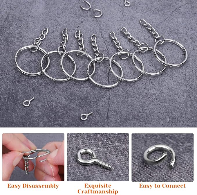 Audab 360Pcs Keychain Bulk - Image 5