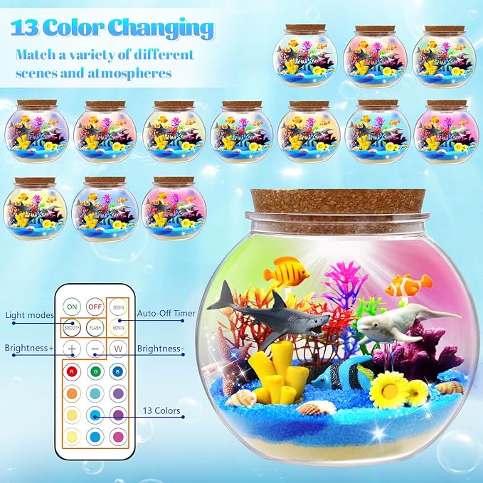 Ocean Light Up Terrarium Kit for Kids - Image 3