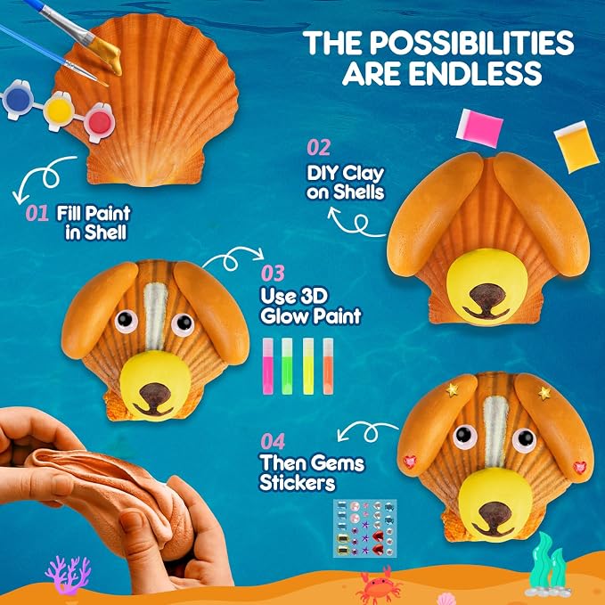 EPUMP Shell Painting Kit for Kids - Image 2