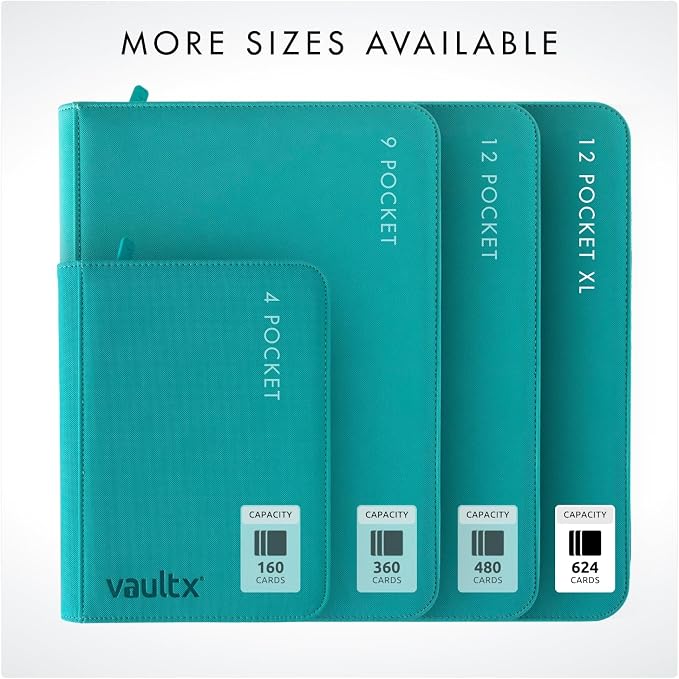 Vault X 12 XL Pocket Zip Binder, 624 Cards, Exo-Tec Material, 26 Side-Loading - Image 7