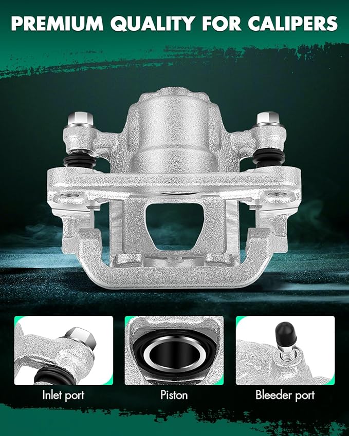 SCITOO Rear Left Brake Caliper With Bracket 19-B2780A Compatible For Nissan Altima 2002-2006 2013-2018 For Nissan Maxima 2003-2007