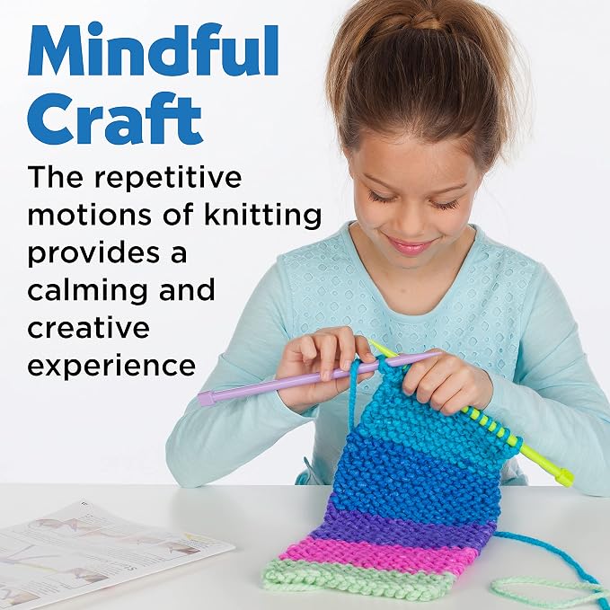 Creativity for Kids Learn to Knit Pocket Scarf - Image 5