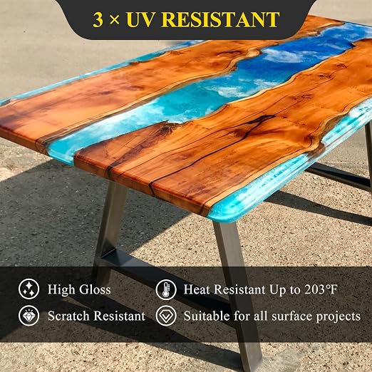 TAKIMO 68oz 3× UV Resistant Epoxy Resin Kit - Image 5