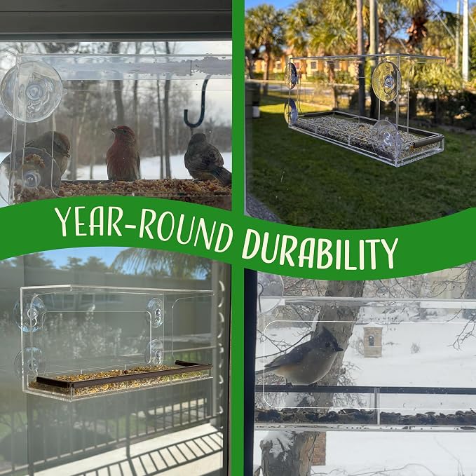Long Style Bird Feeder with Hole - Image 7
