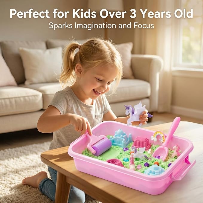 Carolart Unicorn Sensory Bin, Sand Box Kit - Image 8