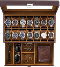 ProCase Watch Box, 14 Slot Mens Watch Case by ProCase