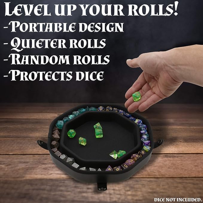 CASEMATIX Dice Tray and Dice Storage Case - Image 8