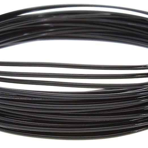 The Beadsmith Anodized Aluminum Wire – 12 Gauge – 39 feet – Black Color – - Image 3