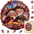 Romantic Grandma Grandpa Love Puzzles Adults Gifts by Jollitot
