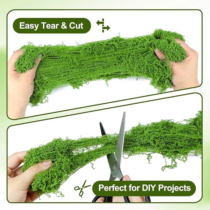 Fake Moss 5.3 oz, Artificial Moss - Image 4