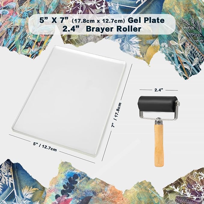 BuzzBright Gel Printing Plate kit, Complete Printmaking Set - Image 3