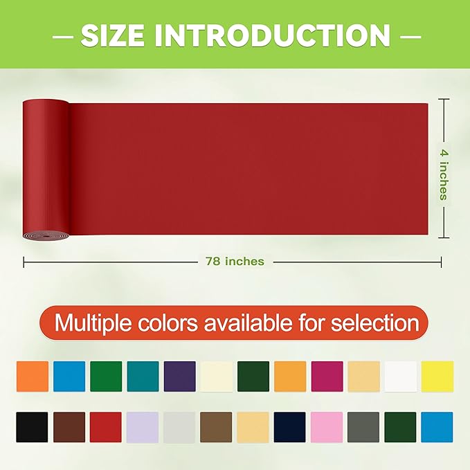 4x78in Nylon Repair Tape，Tent Repair Kit，Self Adhesive Waterproof Fabric Repair Tape for Tent, Umbrella, Sleeping Bag, Down Jackets,Knapsack.（Red）