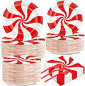 50 Guests Christmas Candy Cane Plates and Napkins Party Supplies Peppermint by Qyeahkj
