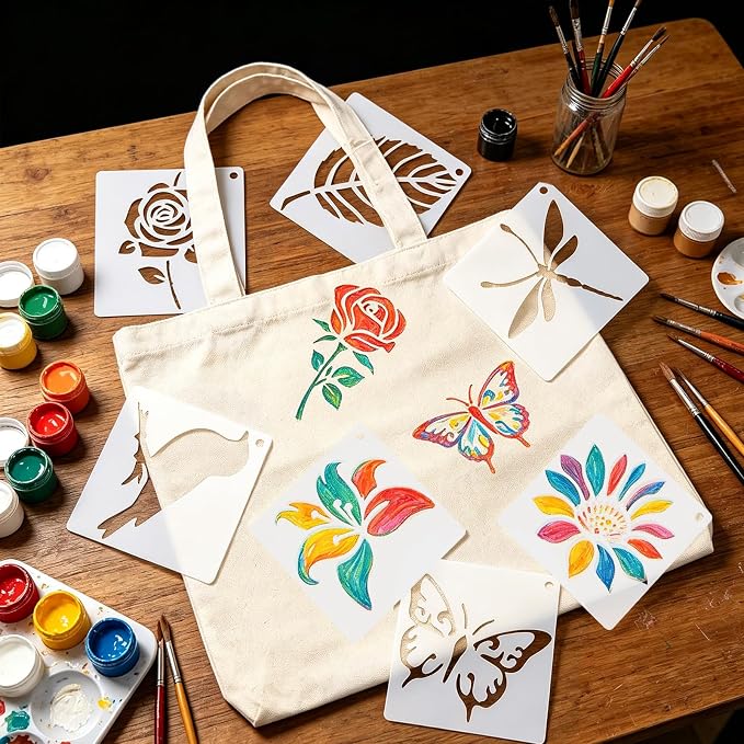 80 PCS Small Botanical Stencils - Image 4