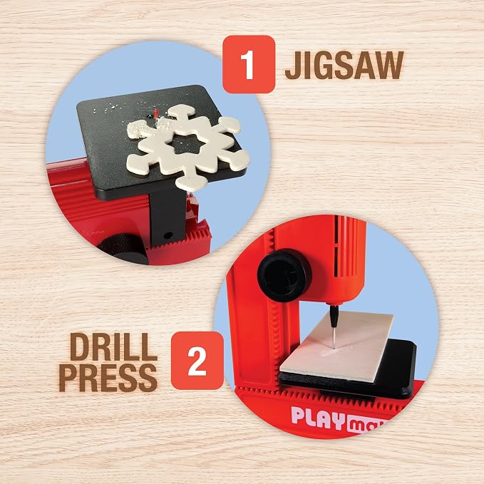 PLAYMAKE 4 in 1 Wood Building Kits - Image 4