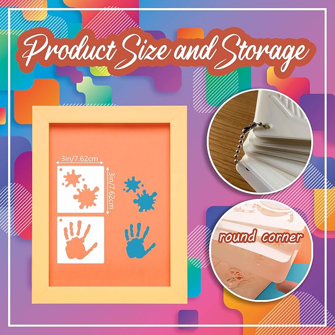 Graffiti Stencils for Crafts, Canvas & DIY Home Decor Projects - Image 2