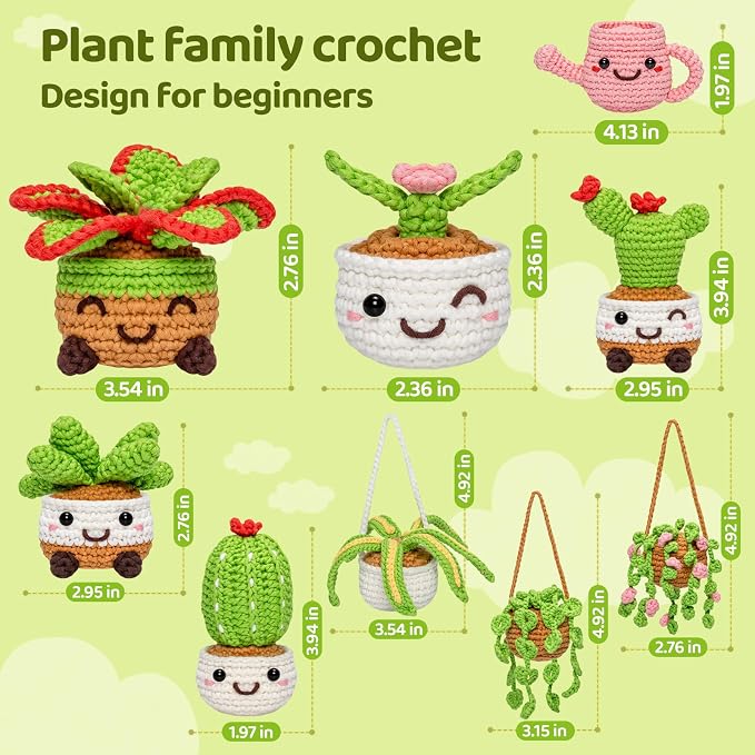 Mewaii Crochet Kit for Beginners, DIY Easy Knitting Kit - Image 2