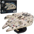 4D Build Star Wars Millennium Falcon 3D Model Kit, Star Wars Gifts, Desk Decor by 4DBuild