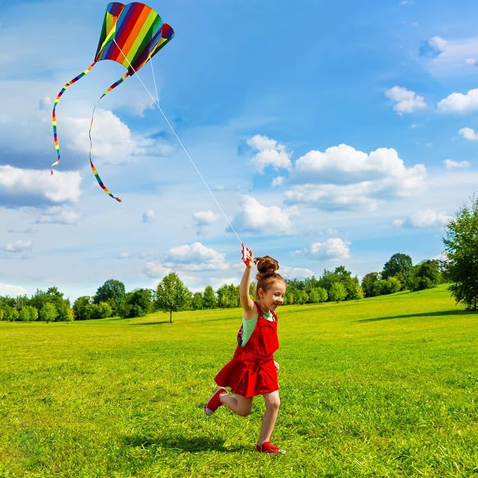 HENGDA KITE for Kids&Adults Rainbow Parafoil Kite - Image 6