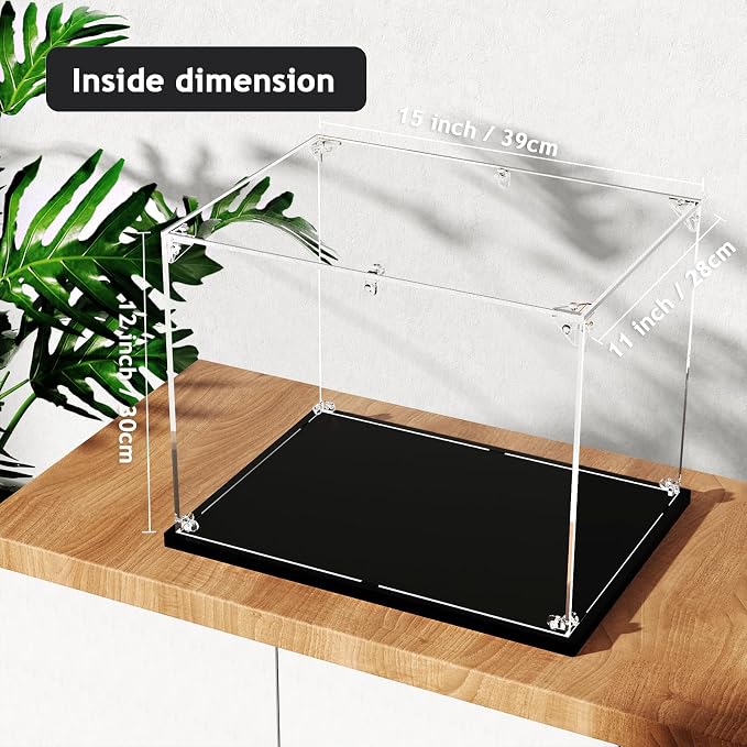 Clear Acrylic Display Case, Self-Assemble Showcase - Image 2