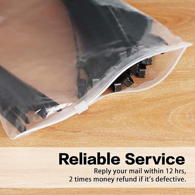 Large Zip Ties Heavy Duty Big Cable Ties Extra Long Tie Wraps Black 26 Inch 60 Pieces