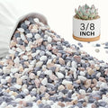 NUPICK 12 lbs Pebbles for Indoor Plants, 3/8 Inch Pea Gravel for Fish Tank by CreateAmazingChoice