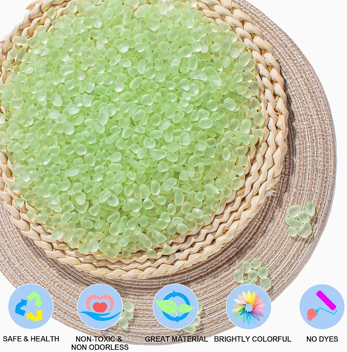 Keedolla 3 Lb Sea Glass Stones Frosted Glass Pebbles Gemstones - Image 3