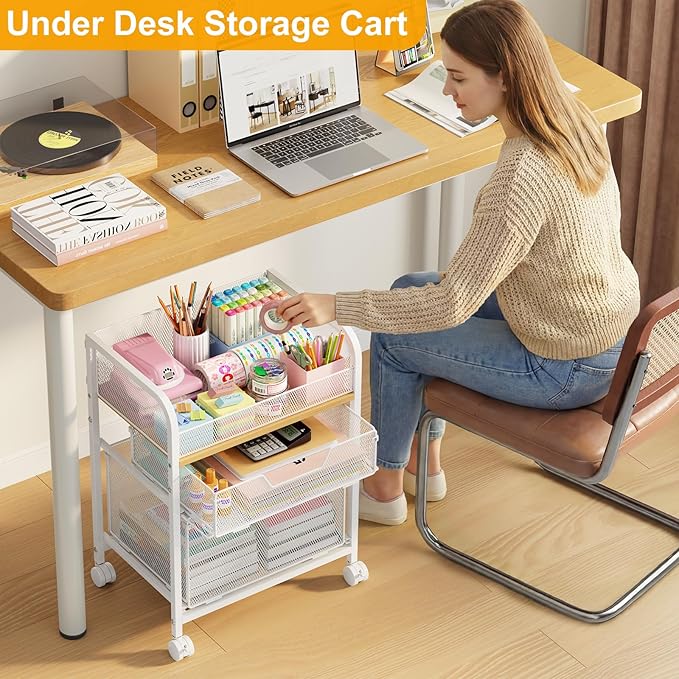 Yociyoga 3 Tier Rolling Cart - Image 4