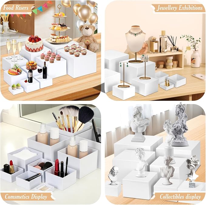 10 PCS Buffet Risers, Large Food Risers - Image 7