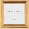Lawrence Frames 5"L x 5"W Sutter Burnished Gold Picture Frame by LawrenceFrames
